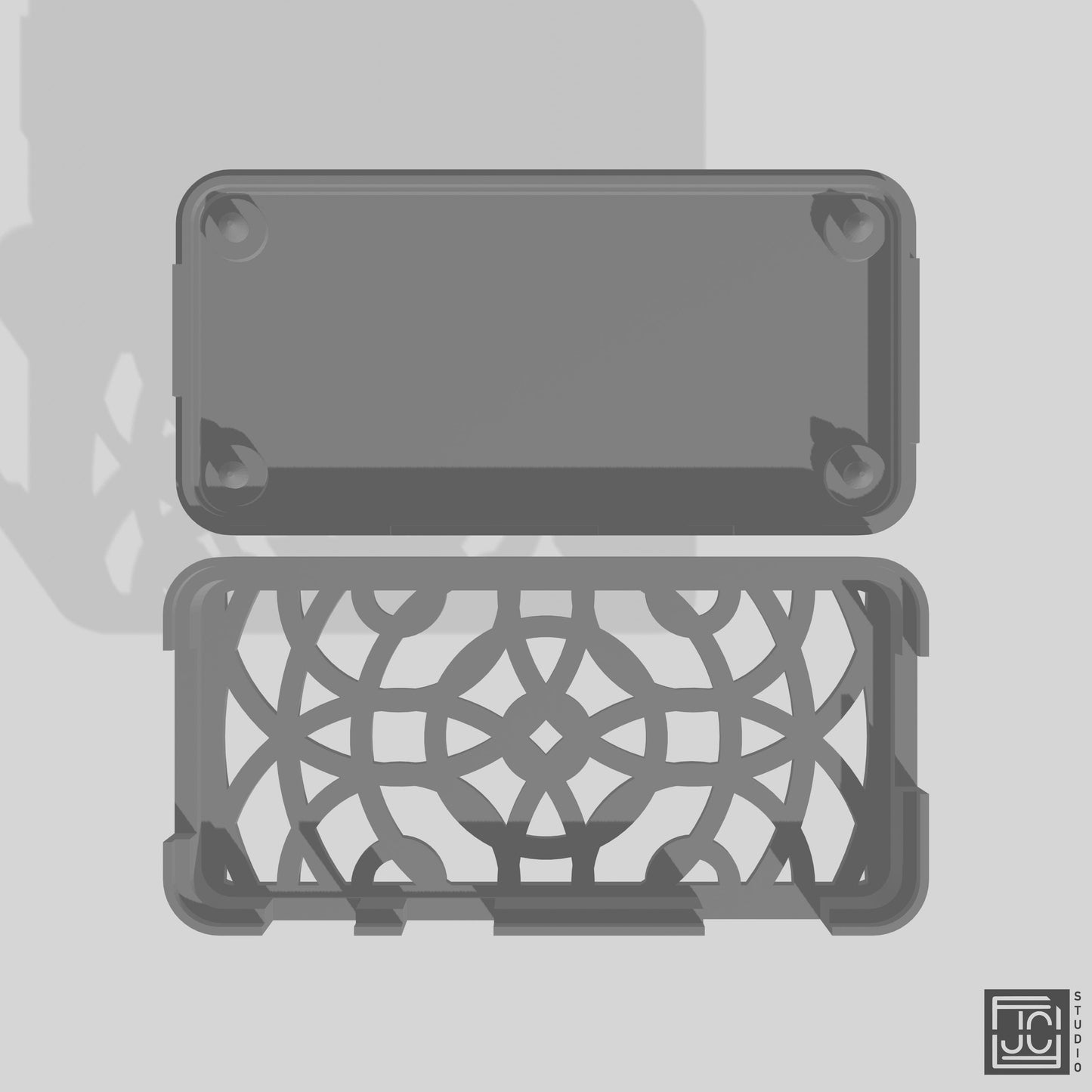 Raspberry Pi Zero W Simple Case - Black PLA JCSFY 3D Printed Simple Click In Place