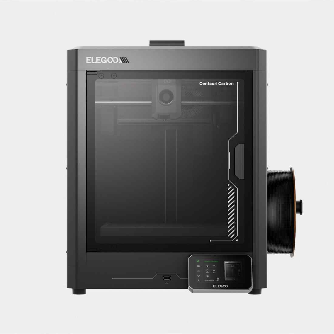 Elegoo Centauri Carbon enclosed CoreXY 3D printer in official product media