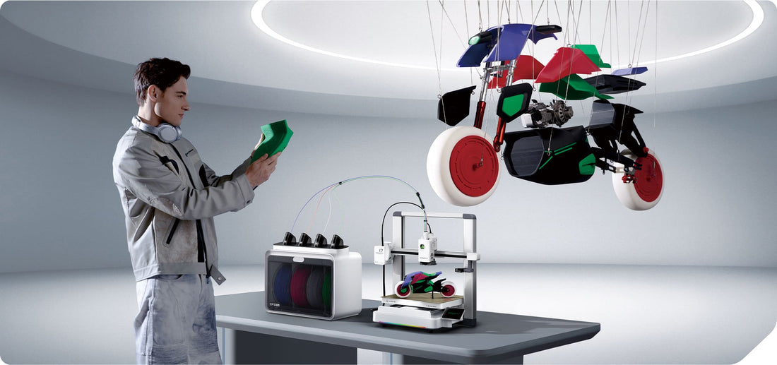 Creality SPARKX i7 printer with CFS Lite in official product media