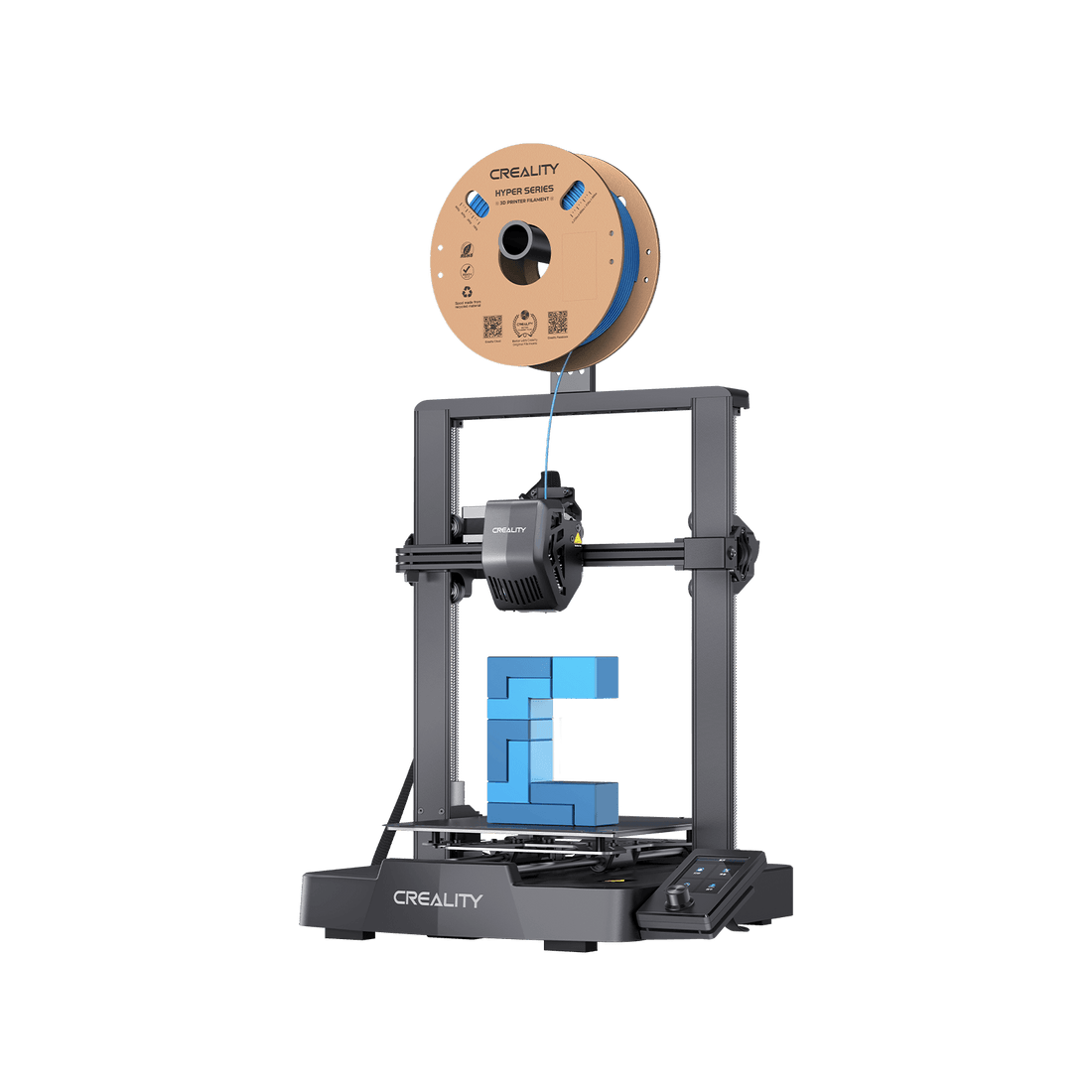 Creality Ender-3 V3 SE open-frame 3D printer in the official product image