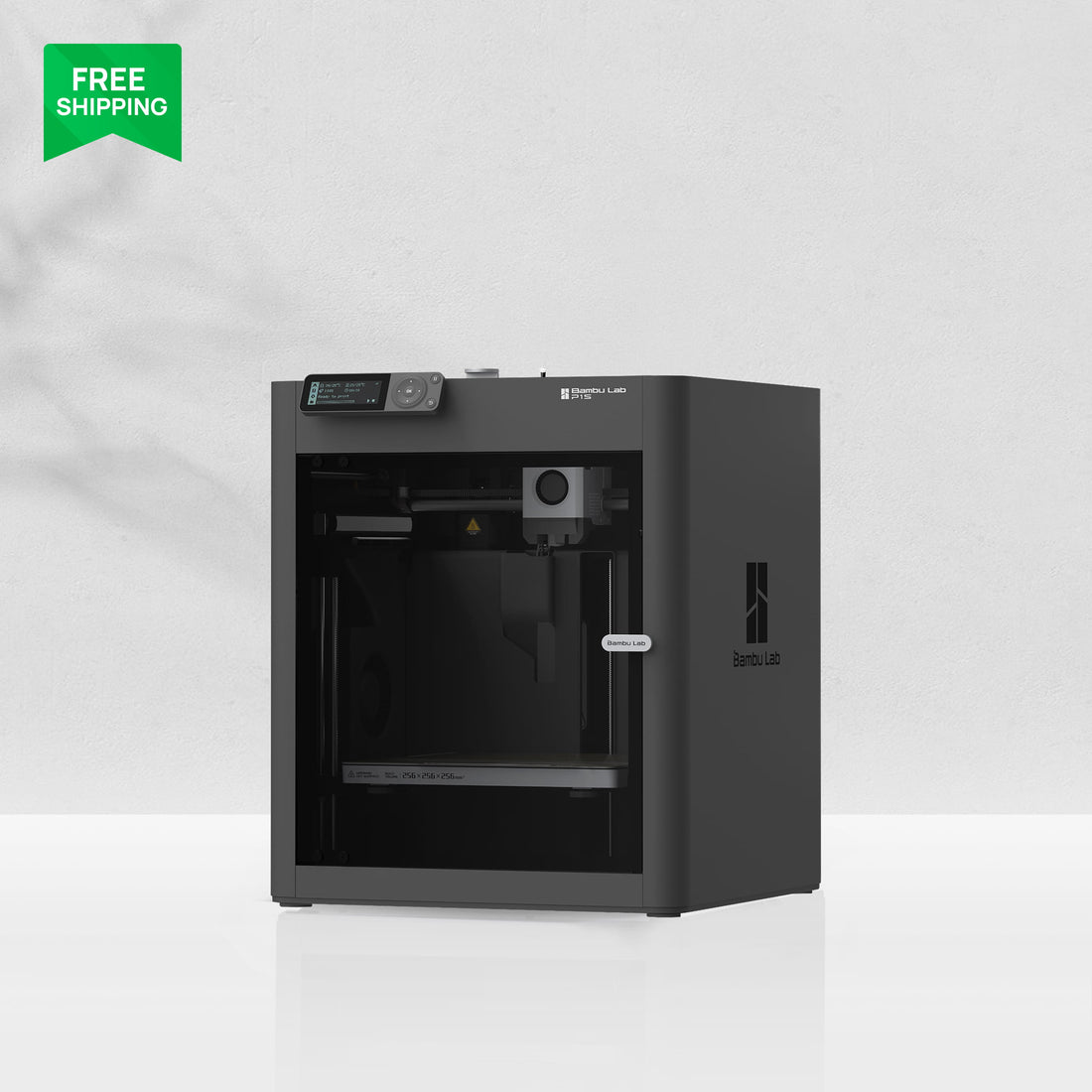 Bambu Lab P1S enclosed CoreXY 3D printer in official product media