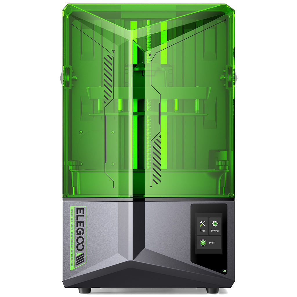 Elegoo Saturn 4 12K resin 3D printer in the official front-view product image