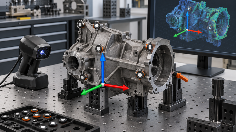 How to Establish a Reference Frame When Scanning an Existing Assembly