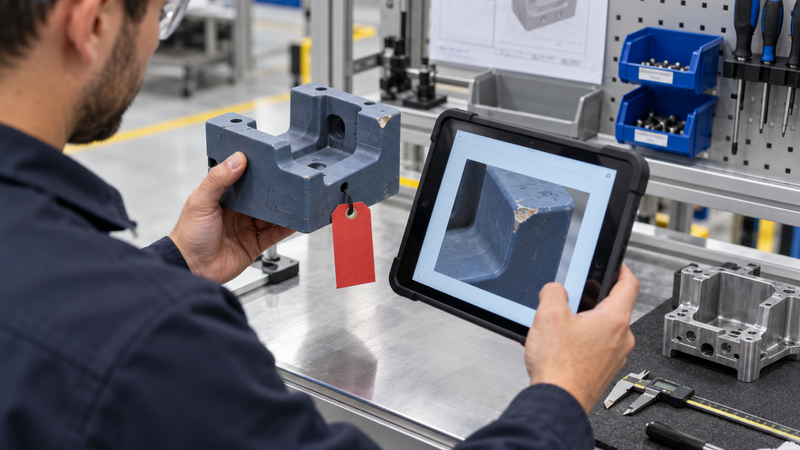 Recording Tooling Damage at the Point of Use