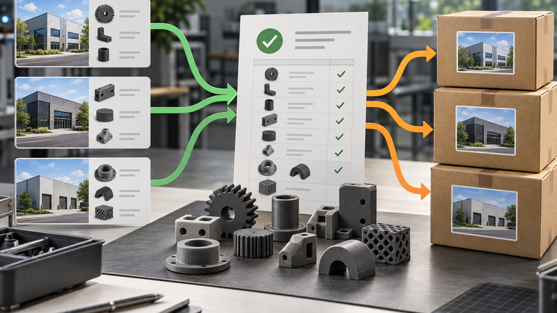 Consolidating Multi-Site Demand Into One 3D Printed Parts Release