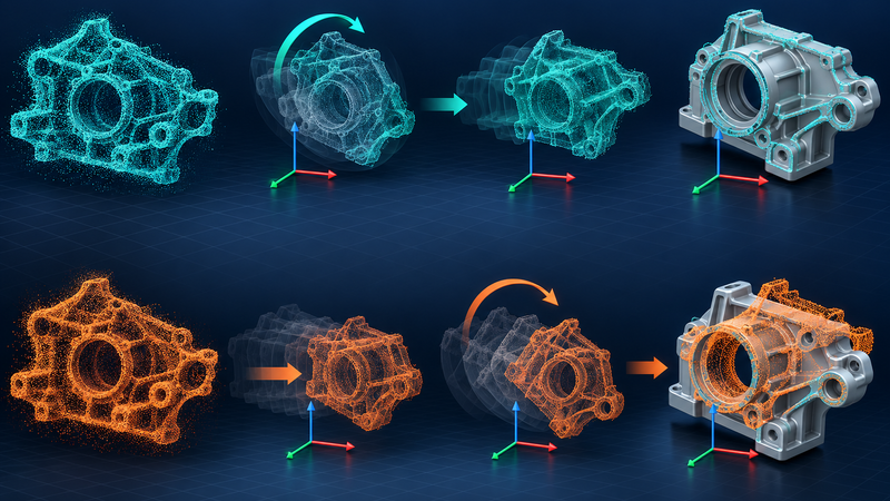 Why 3D Transform Order Matters in CAD and Scan Alignment