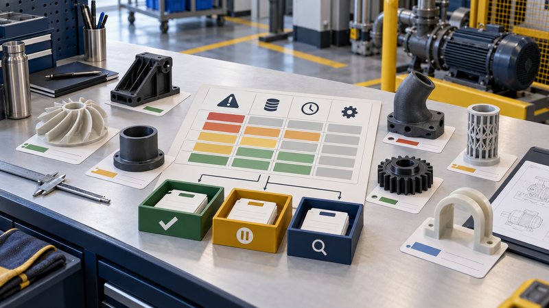 How to Classify Spare-Part Criticality Before On-Demand Production