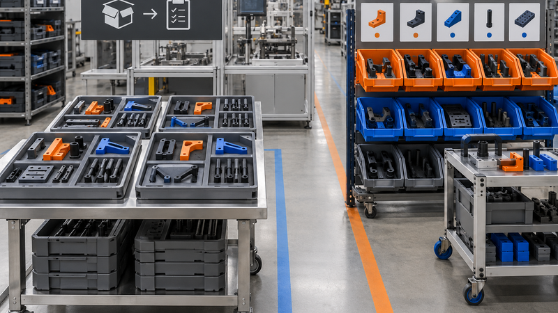 Kanban Replenishment for 3D Printed Line-Side Kits