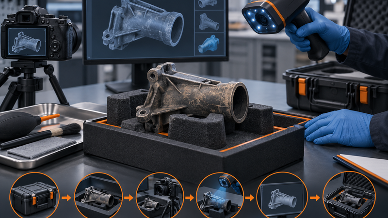 Chain of Custody for Parts Sent for 3D Scanning