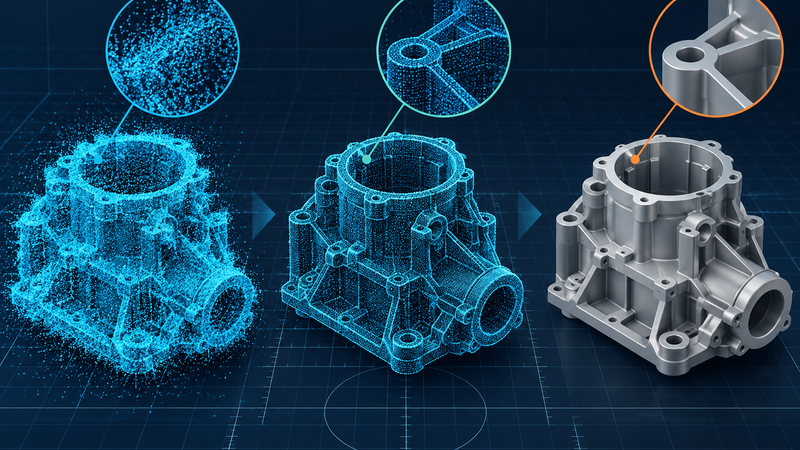 Point-Cloud Density, Mesh Smoothing & Manufacturing Evidence