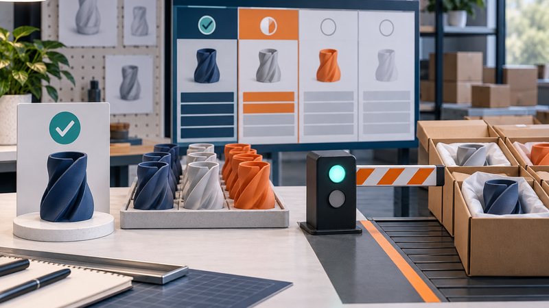 Preorder Launch Capacity Gates for a New 3D Printed Product