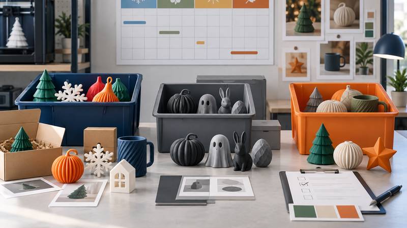 Retiring and Reactivating Seasonal 3D Printed Product SKUs