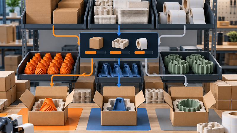 How to Reserve Shared Packaging Inventory Across Multiple 3D Printed SKUs