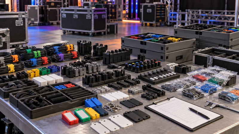 Batch 3D Printing for Touring and Event Equipment Accessory Kits