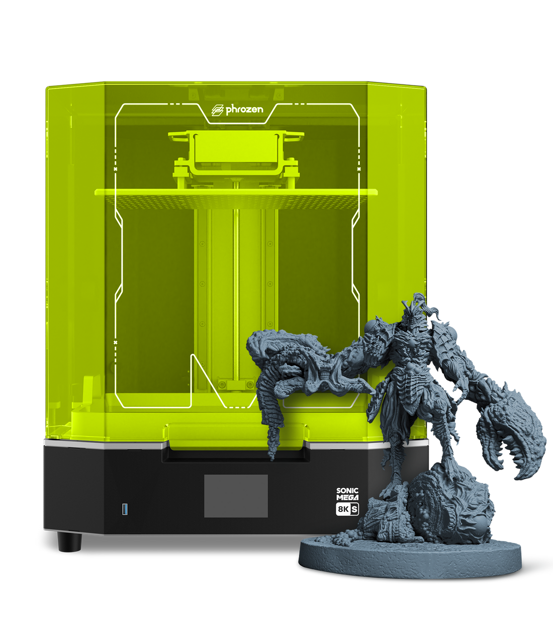 Phrozen Sonic Mega 8K S large-format resin 3D printer in official product media