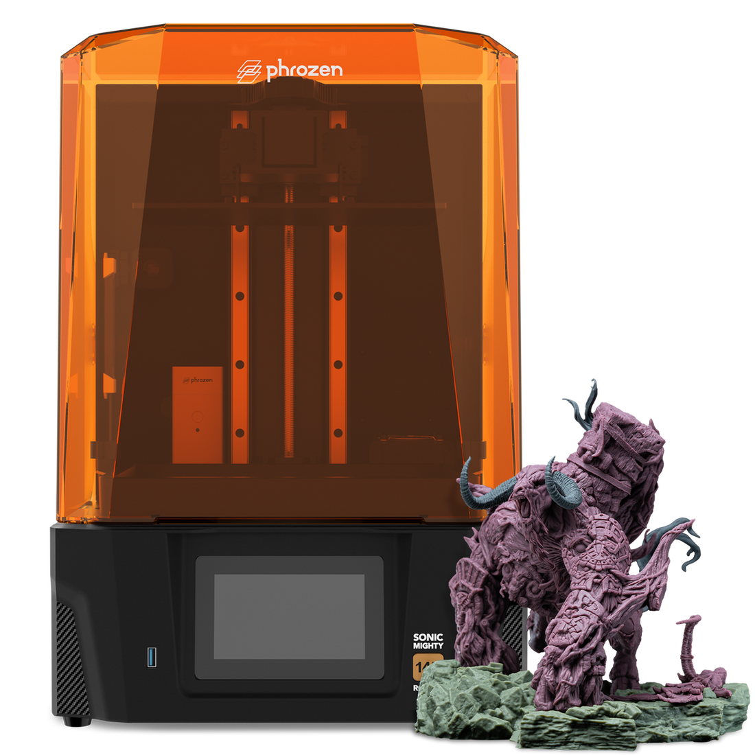 Phrozen Sonic Mighty Revo 14K resin 3D printer shown in official product media