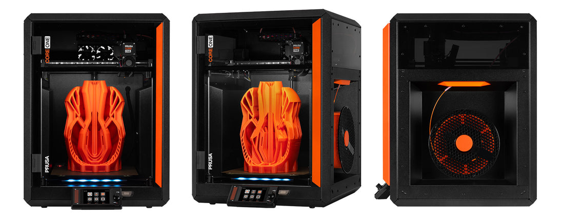 Original Prusa CORE One enclosed 3D printer in official launch media