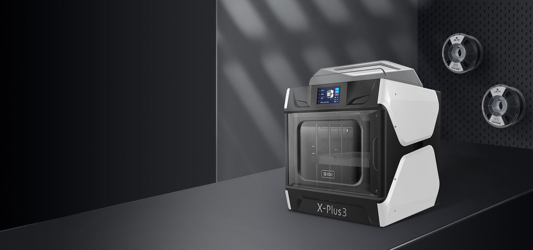 QIDI Tech X-Plus 3 enclosed roomy 3D printer in official product media
