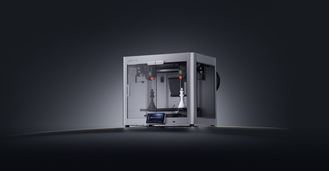 Snapmaker J1s enclosed IDEX 3D printer shown in official product photography