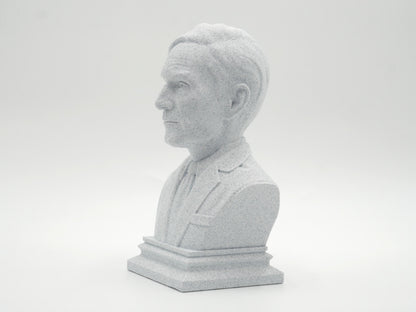 Bill Nye Bust Sculpture - 3D Printed Science Educator Statue for Study Room