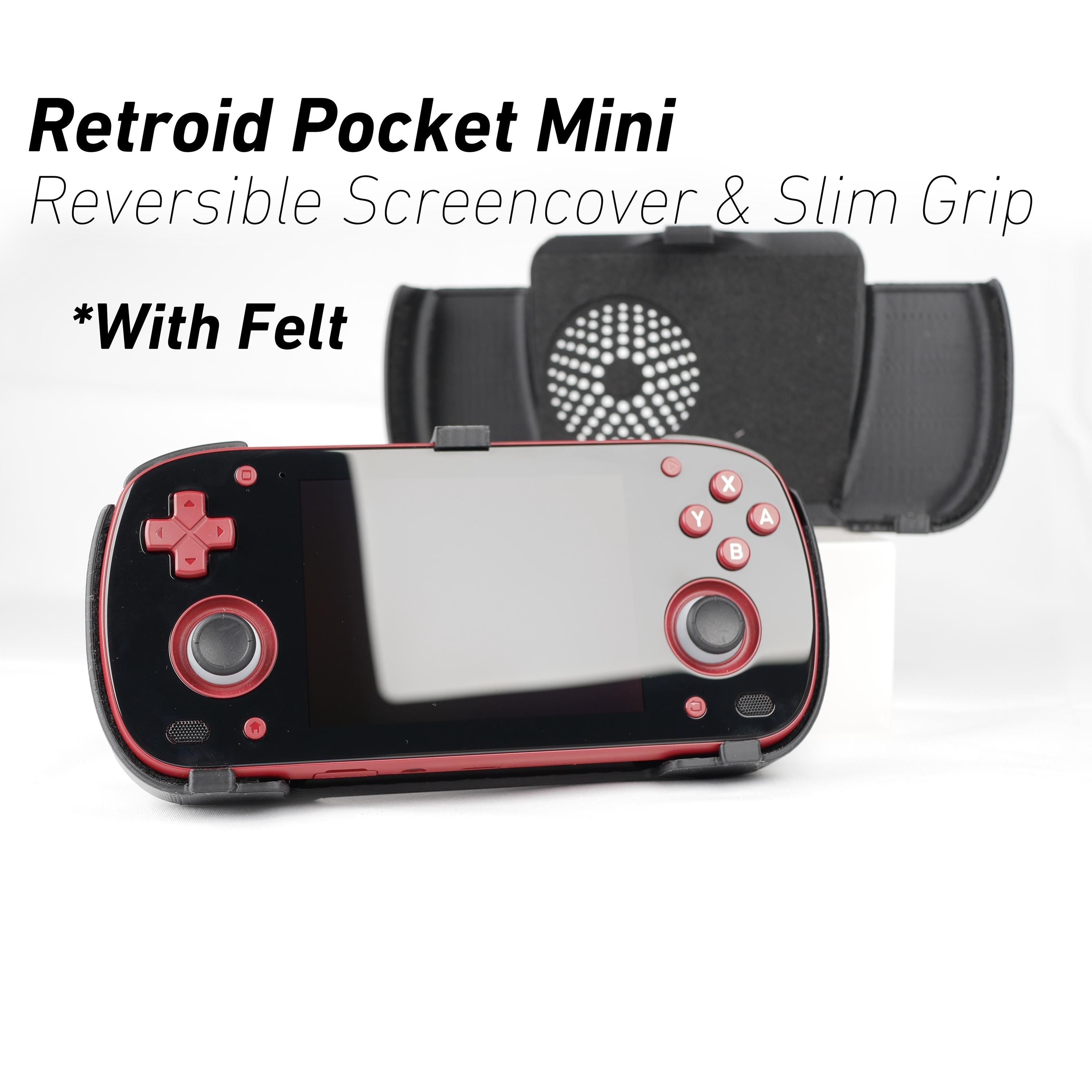 Felt Retroid Pocket Mini Grip 2-in-1 Reversible Screen Cover
