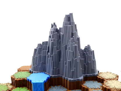 Large Outcrop Hero Scape Single Hex Obstacle | Tabletop Terrain Structure Piece | Miniature Board Game | DnD Role Play Game for heroscape
