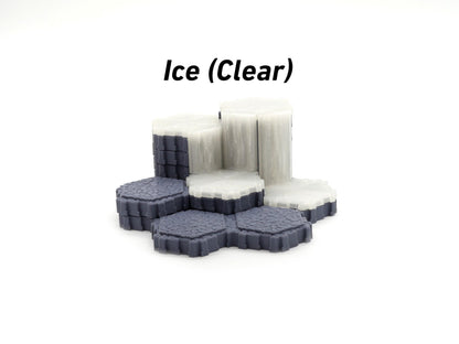 Waterfalls Accessory Hero Scape Compatible Hex Terrain | Tabletop Battle Pieces | Paintable Miniature Board Game| Role Play heroscape pieces