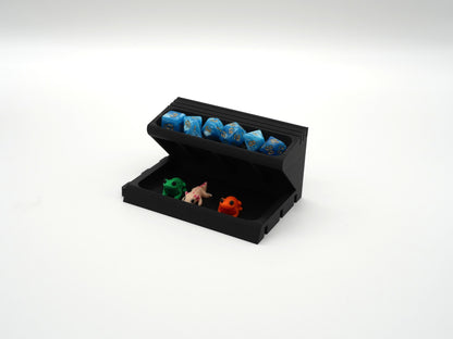 Tabletop Game Station Base Set | Dice Tower And Tray with Clamp for Table | Board Game Organizer Tokens and Cards DnD | WyldForm SpaceBar