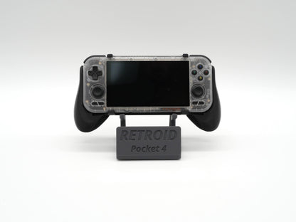 Display Stand for Retroid Pocket 4 / 4 Pro with Charging Space | Dock Shelf Unit Gaming Retro Device Compatible with JCSFY Grips