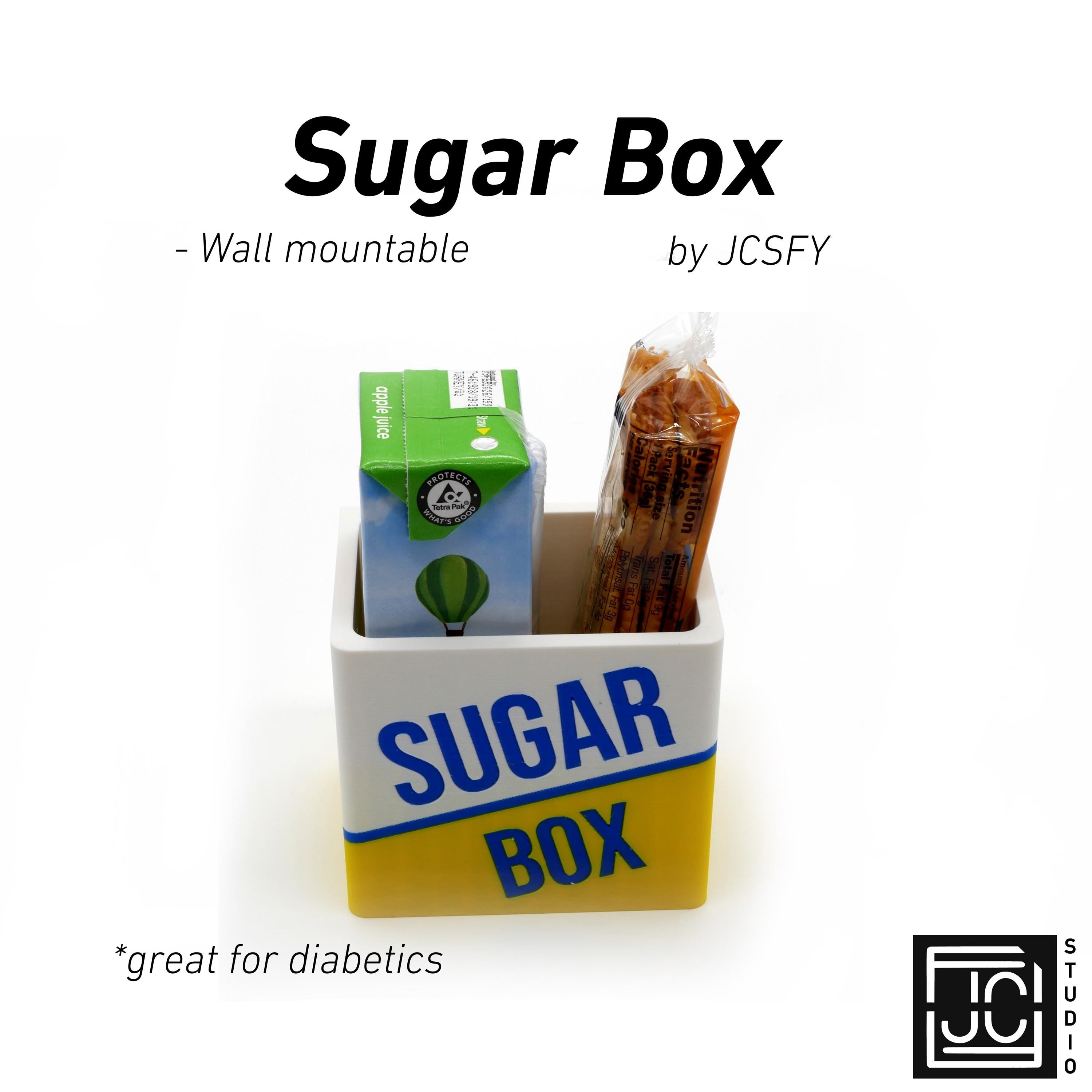Juice Box Wall Storage Holder | Nightstand Snack Bin for Low Blood Sug ...