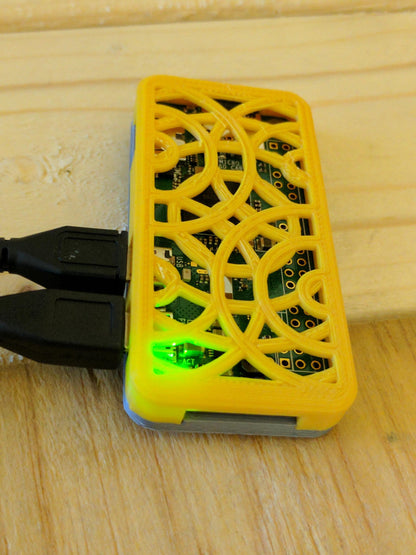 Raspberry Pi Zero W Simple Case - Black PLA JCSFY 3D Printed Simple Click In Place