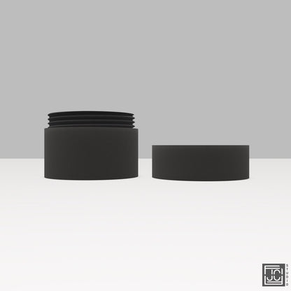 Memory Card Holder - Black Plastic - Compact Storage Solution for 6 Cards with Screw-On Lid - JCSFY 3D Printed