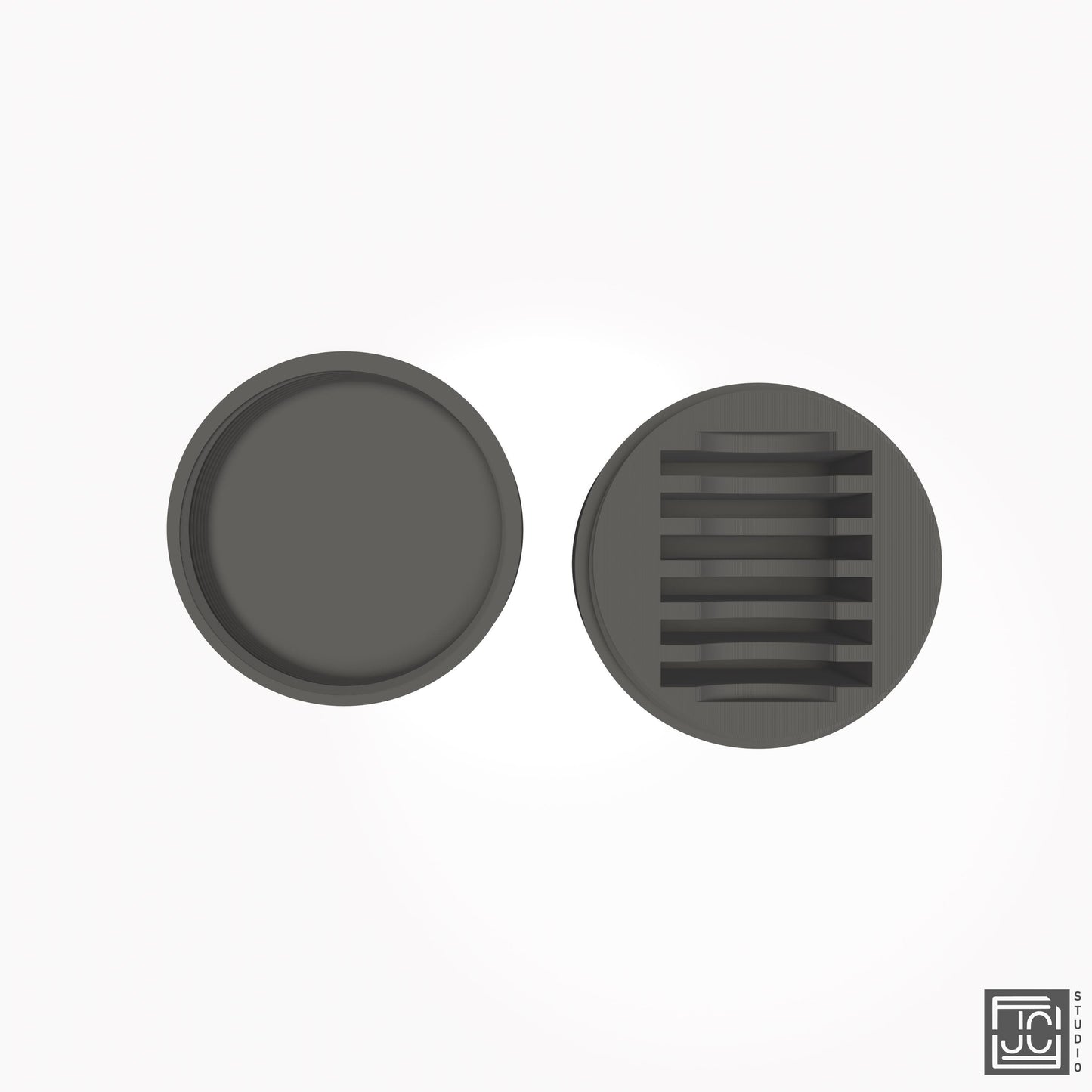 Memory Card Holder - Black Plastic - Compact Storage Solution for 6 Cards with Screw-On Lid - JCSFY 3D Printed