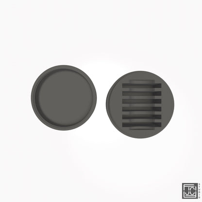 Memory Card Holder - Black Plastic - Compact Storage Solution for 6 Cards with Screw-On Lid - JCSFY 3D Printed