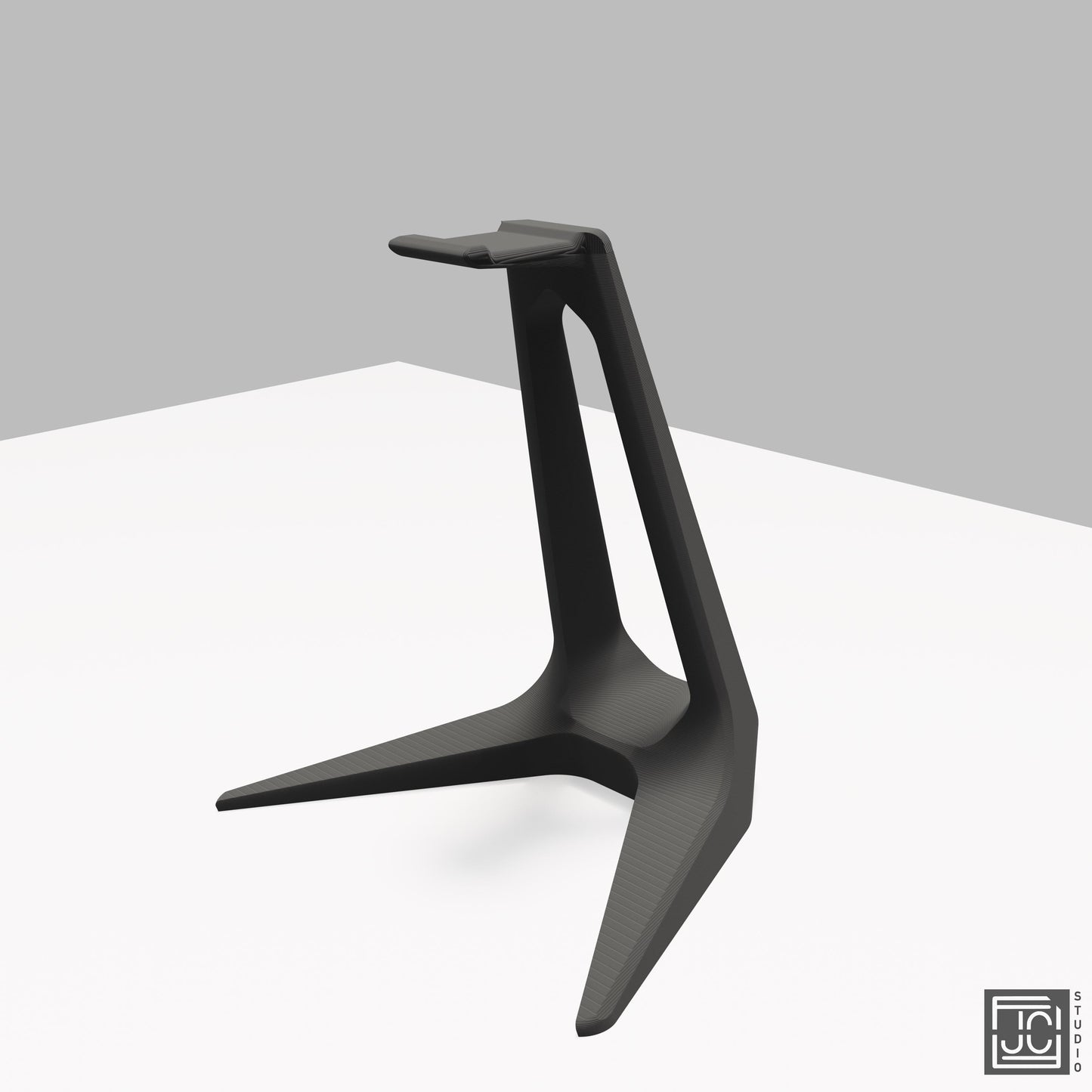 Headphone Stand - Modern Desk Organizer - Easy Print - JCSFY 3D Printed