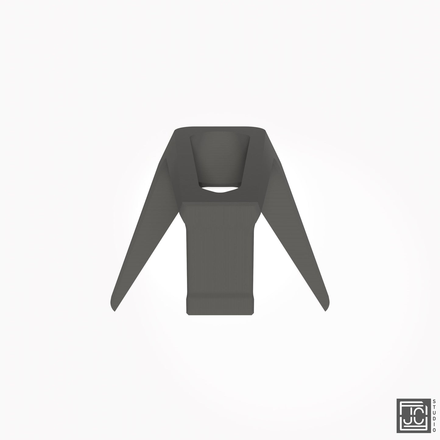 Headphone Stand - Modern Desk Organizer - Easy Print - JCSFY 3D Printed