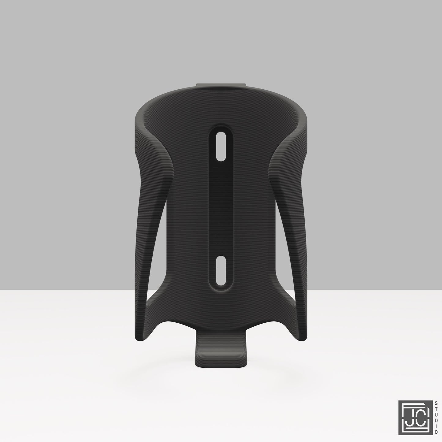 Bike Water Bottle Holder - Black PLA Plastic - Secure Mounting Cage for Cycling Enthusiasts & Outdoor Adventures - JCSFY 3D Printed