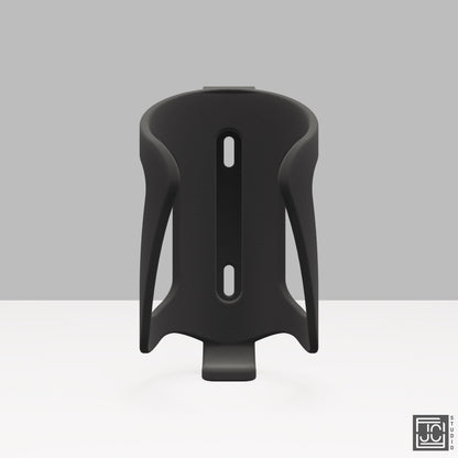 Bike Water Bottle Holder - Black PLA Plastic - Secure Mounting Cage for Cycling Enthusiasts & Outdoor Adventures - JCSFY 3D Printed