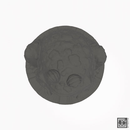 Garden Toad Figurine - Whimsical Outdoor Decor - Realistic Amphibian Sculpture - JCSFY 3D Printed