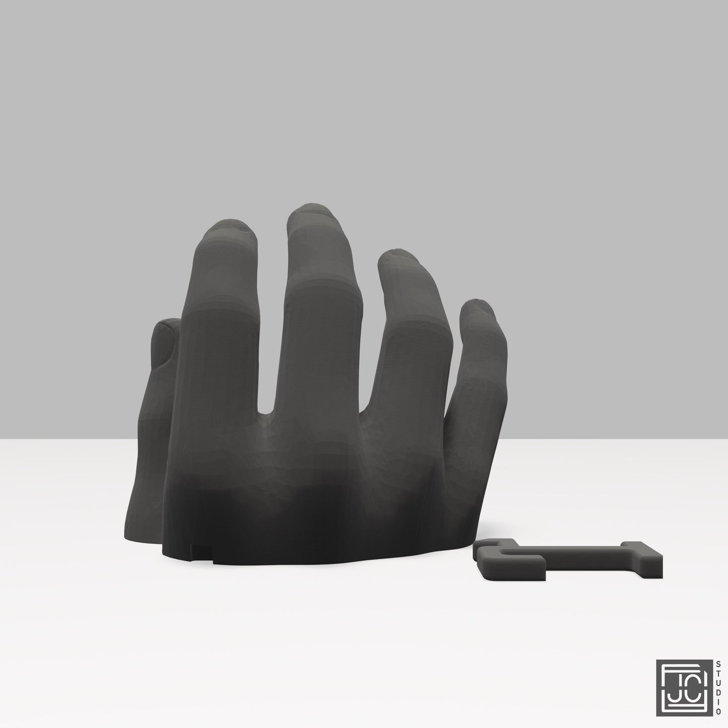 Helping Hand for IKEA Skadis Tool Holder - Unique Clip On Hand Peg Board - JCSFY 3D Printed