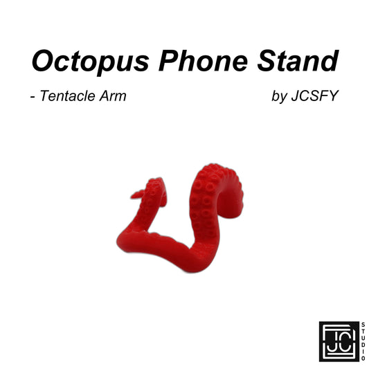 Octopus Phone Stand - Ocean Themed Desk Accessory - Marine Life Decor And Home Office Setup - Aquarium Sea Water Tank - JCSFY 3D Printed
