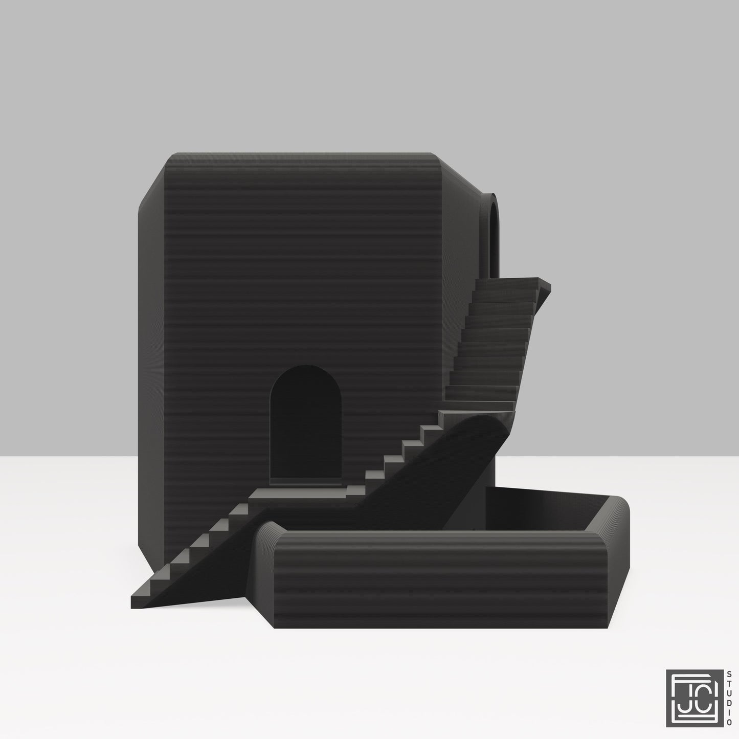 Castle Tower Planter Pot - Fantasy Succulent Planter - Medieval Home Decor Adobe Architecture Style - JCSFY 3D Printed