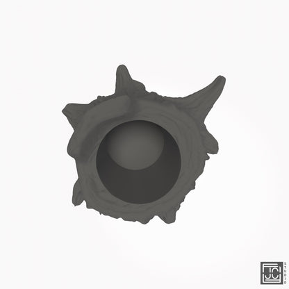 Tree Stump Plant or Pencil Holder - Nature Inspired Desk Organizer - Rustic Wood Design Home Garden Inspired - JCSFY 3D Printed