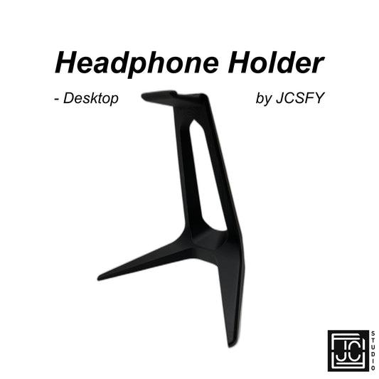 Headphone Stand - Modern Desk Organizer - Easy Print - JCSFY 3D Printed