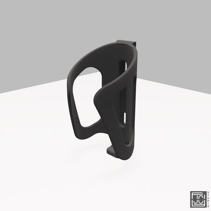 Bike Water Bottle Holder - Black PLA Plastic - Secure Mounting Cage for Cycling Enthusiasts & Outdoor Adventures - JCSFY 3D Printed