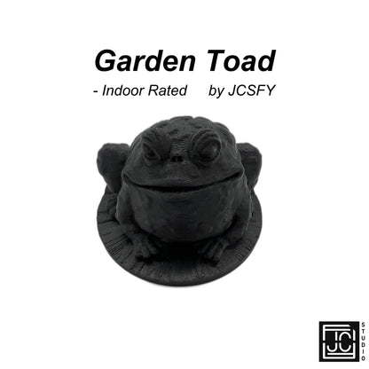 Garden Toad Figurine - Whimsical Outdoor Decor - Realistic Amphibian Sculpture - JCSFY 3D Printed