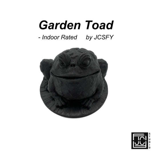 Garden Toad Figurine - Whimsical Outdoor Decor - Realistic Amphibian Sculpture - JCSFY 3D Printed