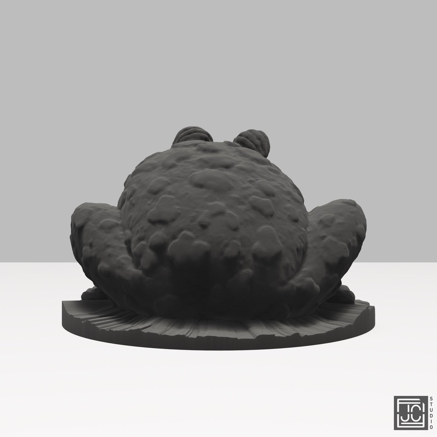 Garden Toad Figurine - Whimsical Outdoor Decor - Realistic Amphibian Sculpture - JCSFY 3D Printed