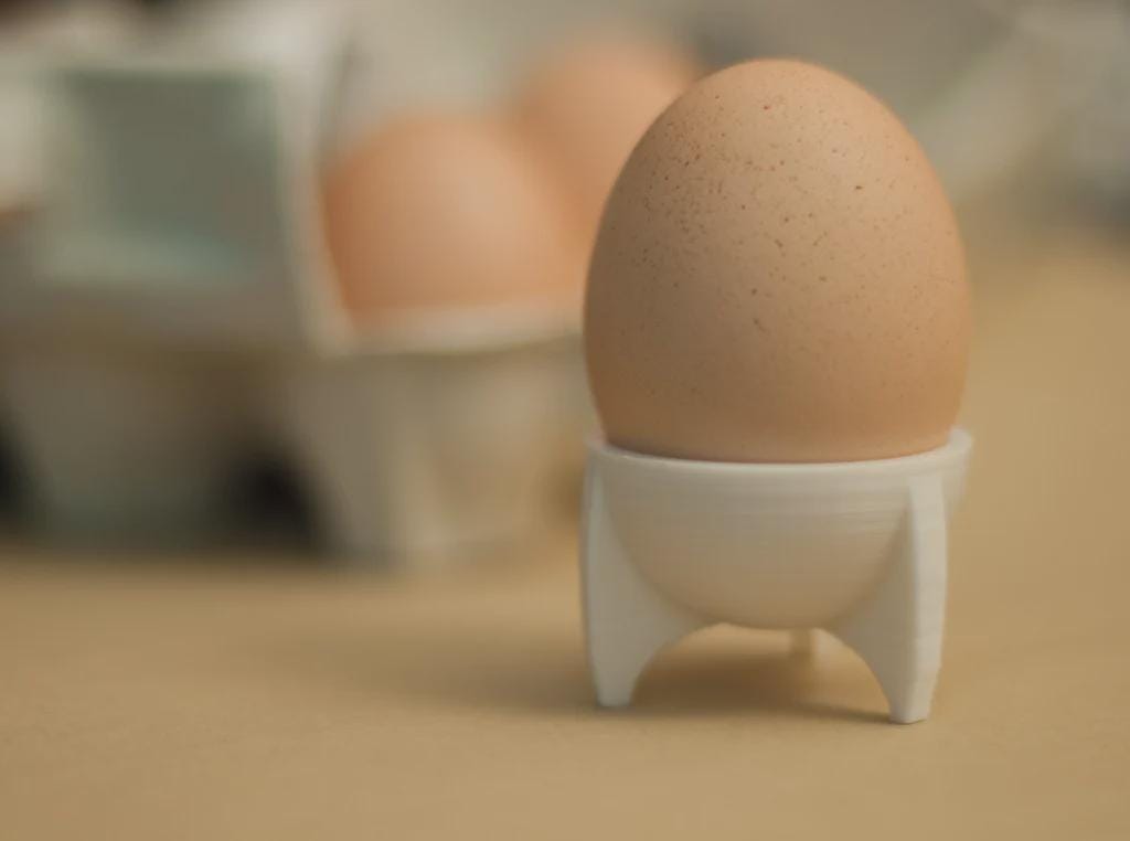 Rocket Egg Cup - Space Themed Breakfast Accessory - Fun Kitchen Decor - JCSFY 3D Printed