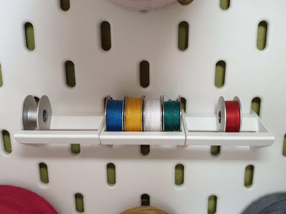 Bobbin Holder for IKEA Skadis 10 Pack Pegboard Sewing Organizer - Clip On and Organize your Sewing Supplies - Simple JCSFY 3D Printed